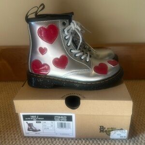 Girls Dr. Marten boots. Size one. Worn one time.